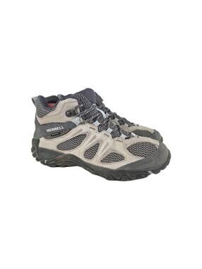 Merrell Yokota 2 Mid Womens Shoes US 8 Gray Outdoor Waterproof Hiking Boots